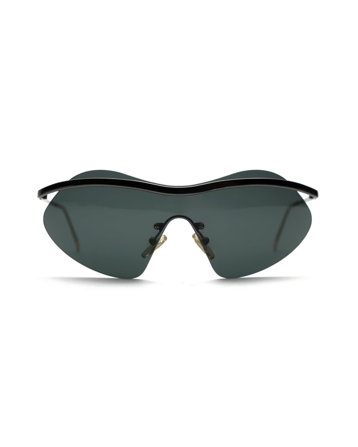Emanuel Ungaro-Emanuel Ungaro shield vintage Sunglasses – The Dryads