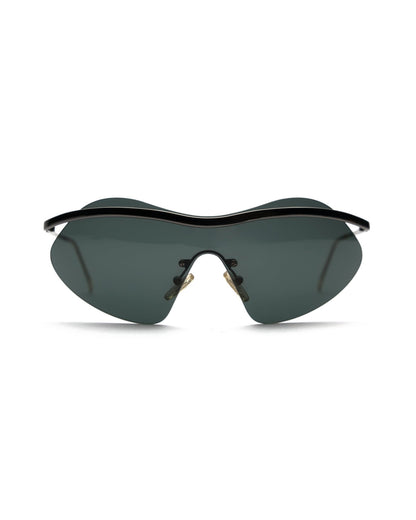 Emanuel Ungaro-Emanuel Ungaro shield vintage Sunglasses – The Dryads