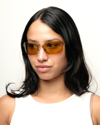Emporio Armani - Emporio Armani rimless sunglasses vintage Sunglasses – The Dryads