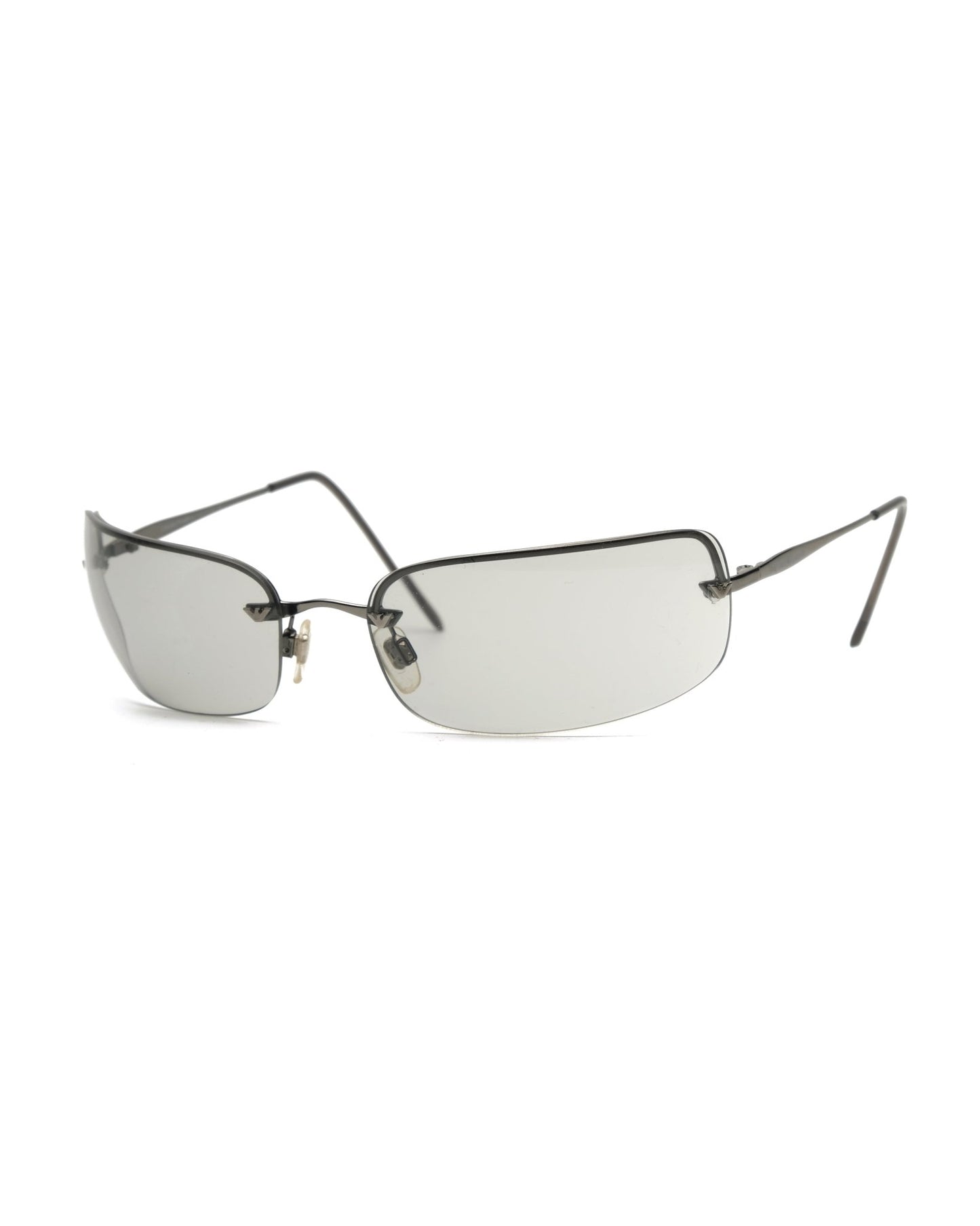 Emporio Armani - Emporio Armani Spring 2001 half - frame vintage Sunglasses – The Dryads