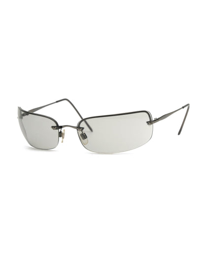 Emporio Armani - Emporio Armani Spring 2001 half - frame vintage Sunglasses – The Dryads