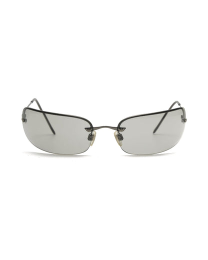 Emporio Armani - Emporio Armani Spring 2001 half - frame vintage Sunglasses – The Dryads