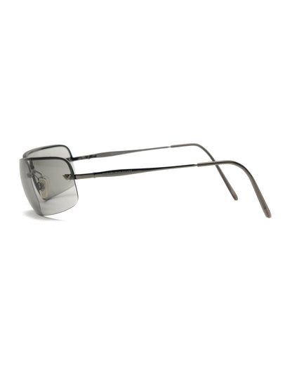 Emporio Armani - Emporio Armani Spring 2001 half - frame vintage Sunglasses – The Dryads