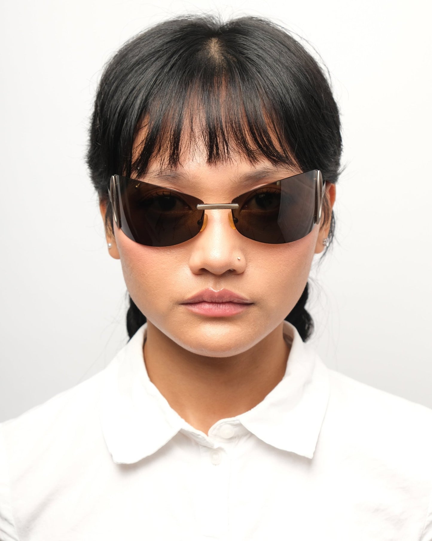 Gianfranco Ferré - Gianfranco Ferré Wraparound vintage Sunglasses – The Dryads