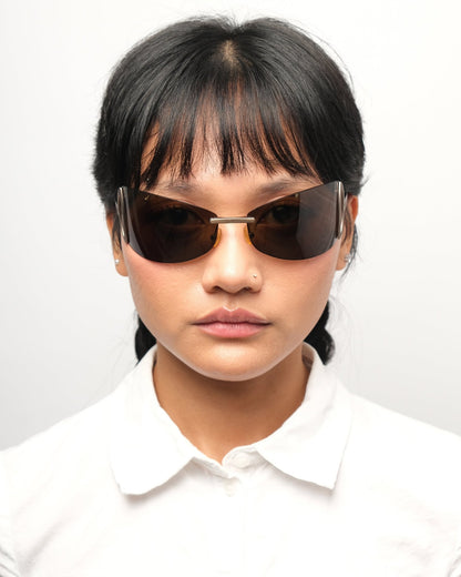 Gianfranco Ferré - Gianfranco Ferré Wraparound vintage Sunglasses – The Dryads