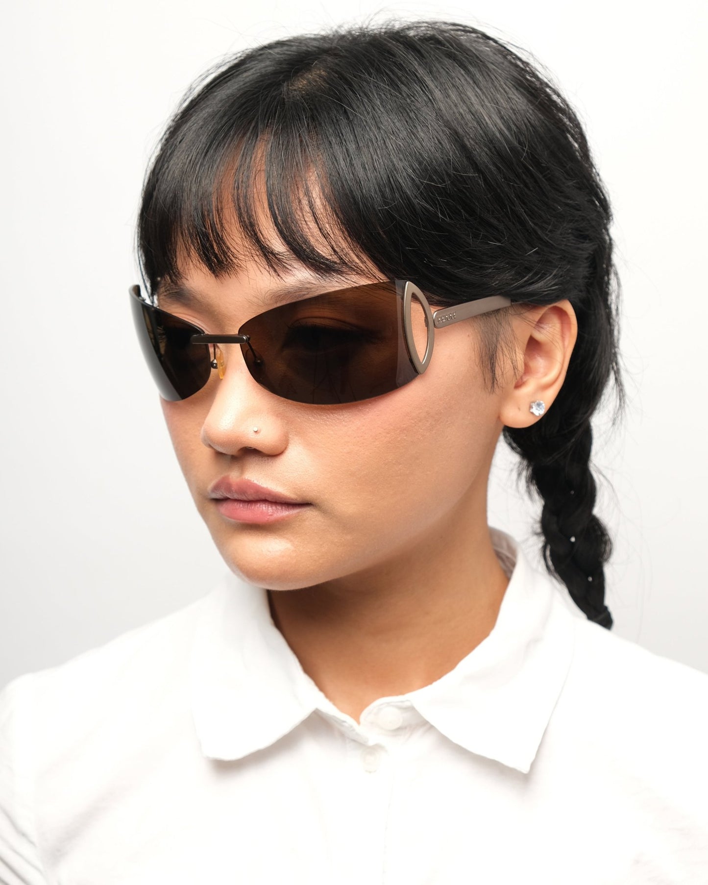 Gianfranco Ferré - Gianfranco Ferré Wraparound vintage Sunglasses – The Dryads