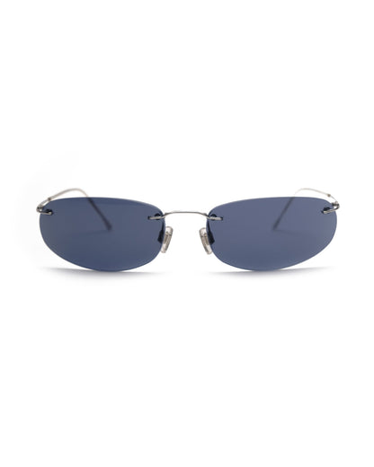 Giorgio Armani-Giorgio Armani Spring 2000 rimless sunglasses vintage Sunglasses – The Dryads