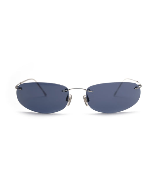 Giorgio Armani-Giorgio Armani Spring 2000 rimless sunglasses vintage Sunglasses – The Dryads
