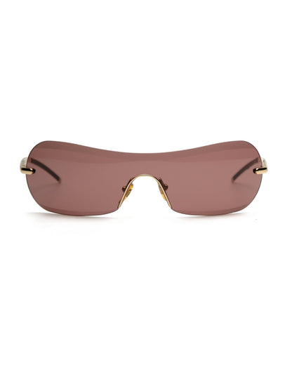 Giorgio Armani - Giorgio Armani Spring 2001 shield vintage Sunglasses – The Dryads