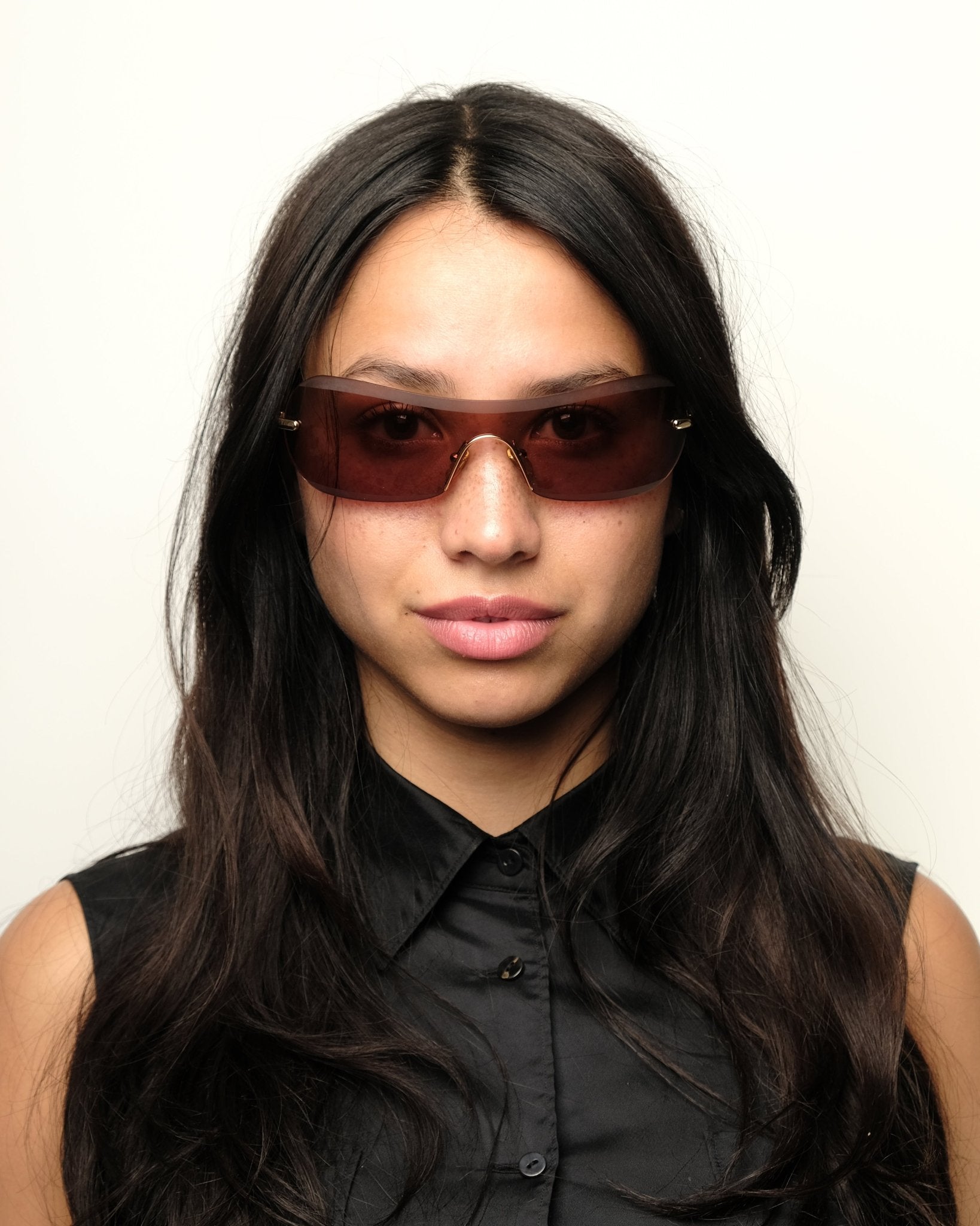 Giorgio Armani - Giorgio Armani Spring 2001 shield vintage Sunglasses – The Dryads