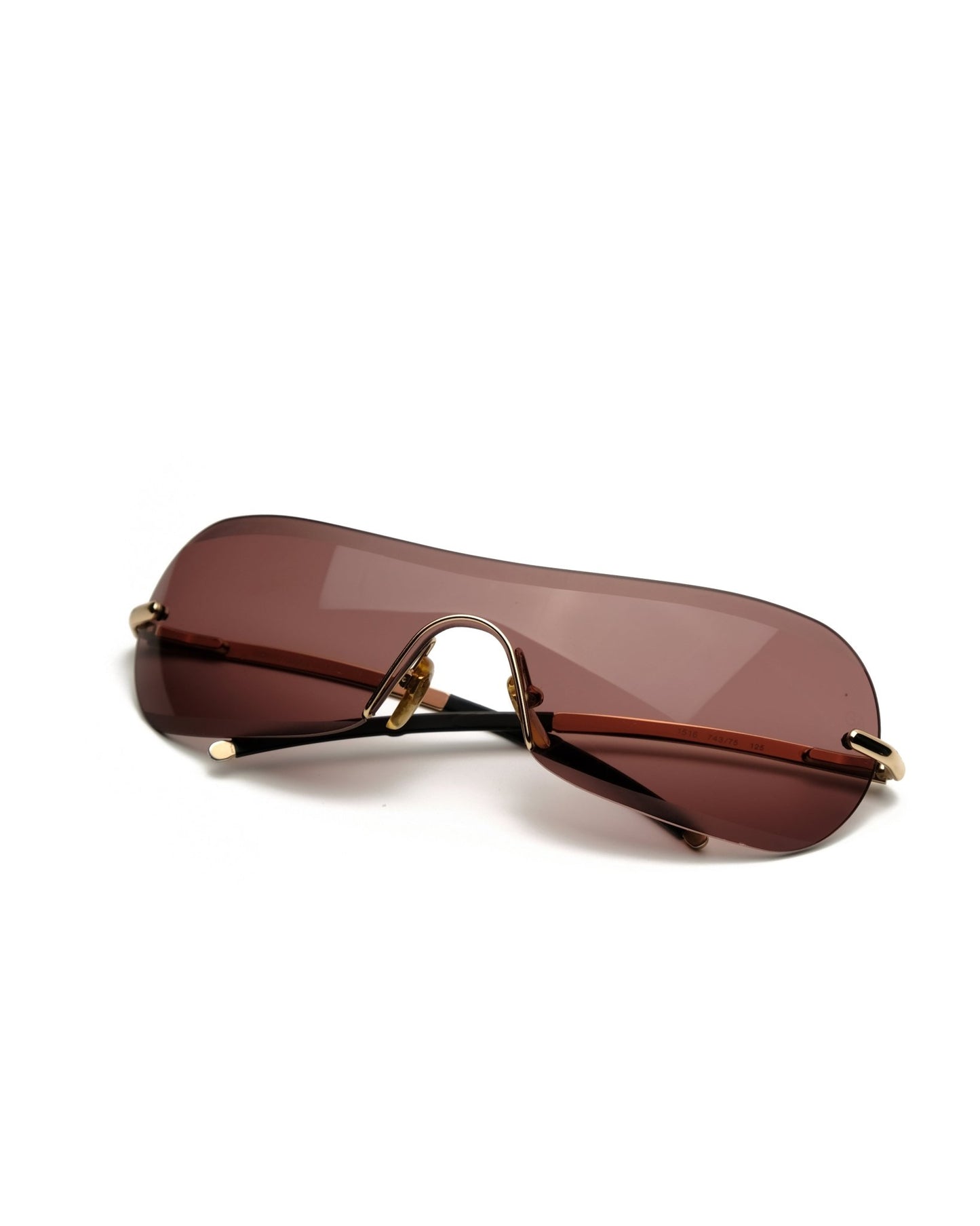 Giorgio Armani - Giorgio Armani Spring 2001 shield vintage Sunglasses – The Dryads
