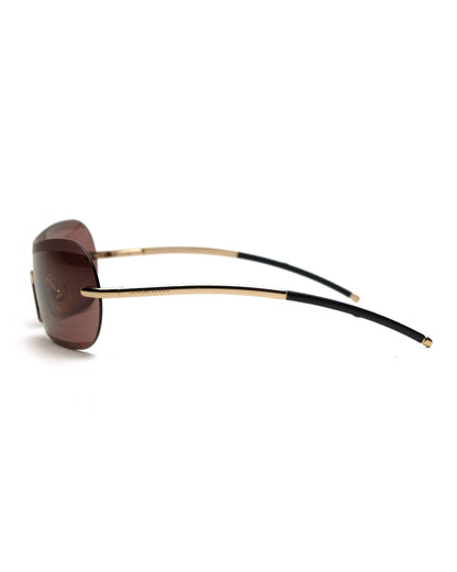 Giorgio Armani - Giorgio Armani Spring 2001 shield vintage Sunglasses – The Dryads
