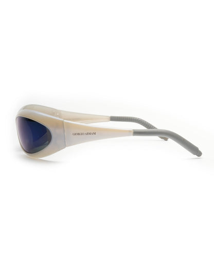Giorgio Armani - Giorgio Armani Wraparound vintage Sunglasses – The Dryads