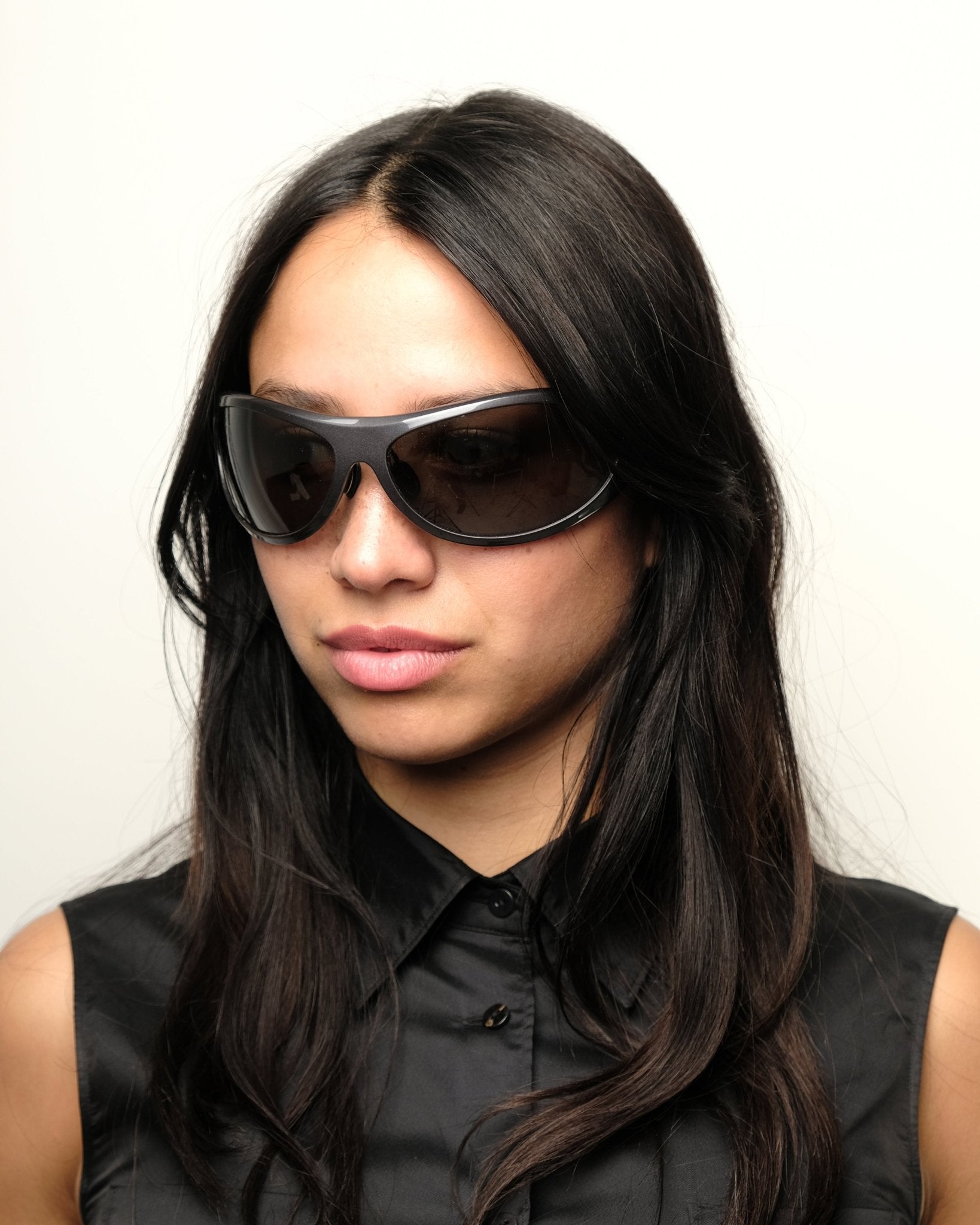 Giorgio Armani - Giorgio Armani wraparound vintage Sunglasses – The Dryads