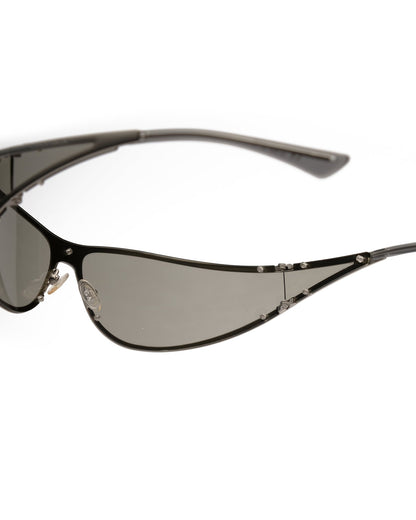 Giorgio Armani-Giorgio Armani wraparound vintage Sunglasses – The Dryads