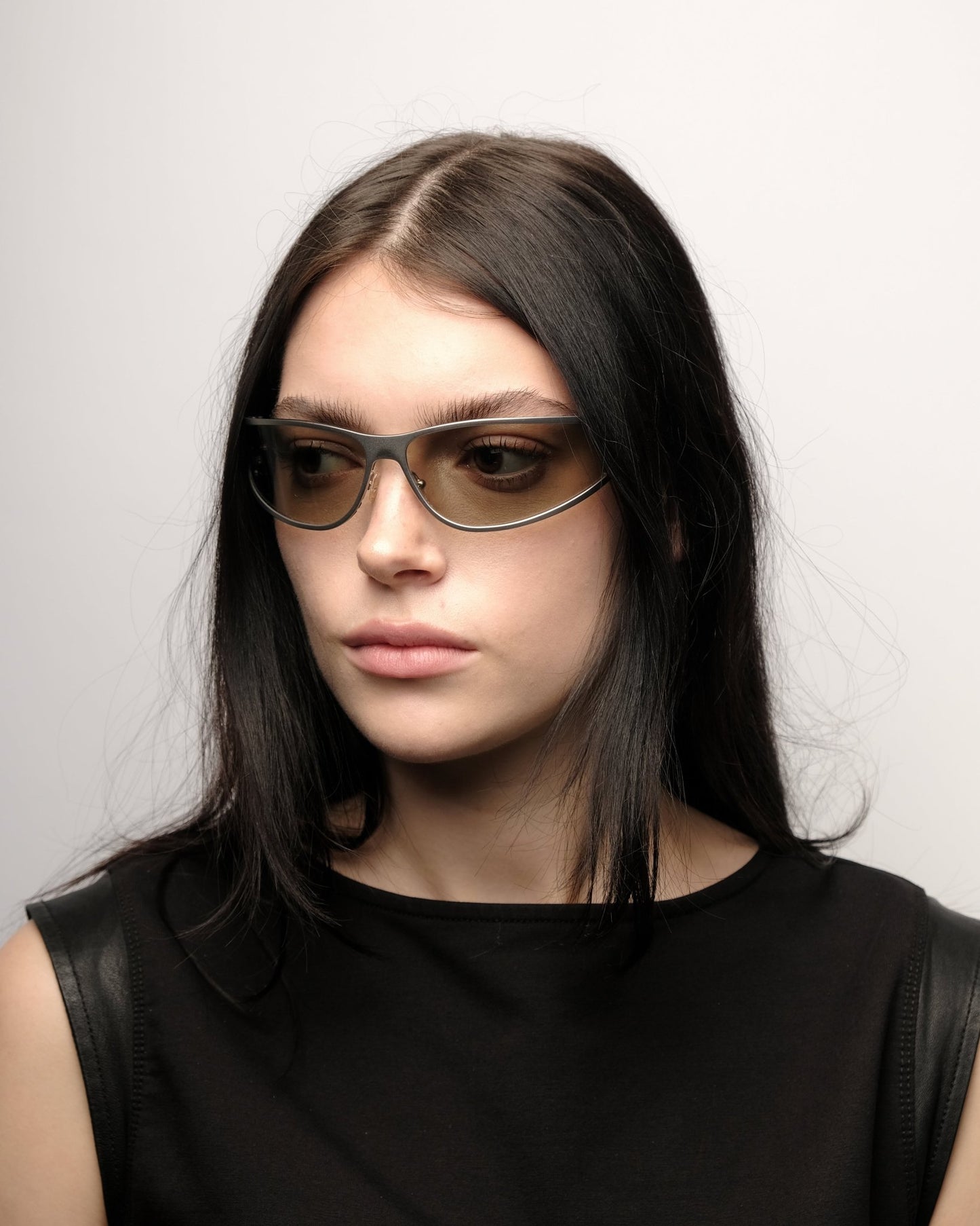 Giorgio Armani-Giorgio Armani wraparound vintage Sunglasses – The Dryads
