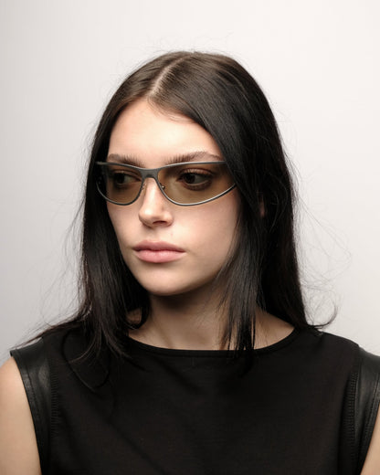 Giorgio Armani-Giorgio Armani wraparound vintage Sunglasses – The Dryads