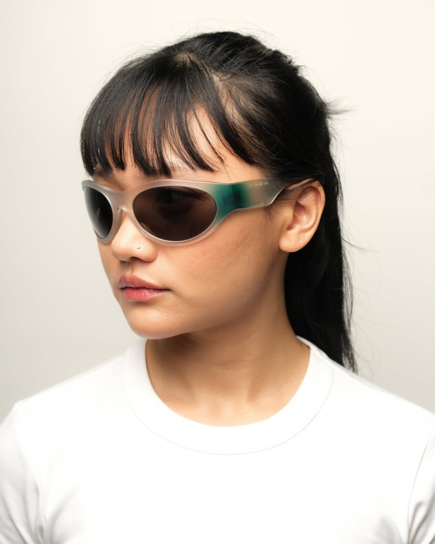 Giorgio - Giorgio Armani Wraparound vintage Sunglasses – The Dryads