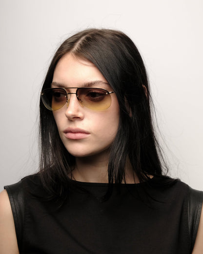 Gucci-Gucci Spring 1997 aviator sunglasses vintage Sunglasses – The Dryads