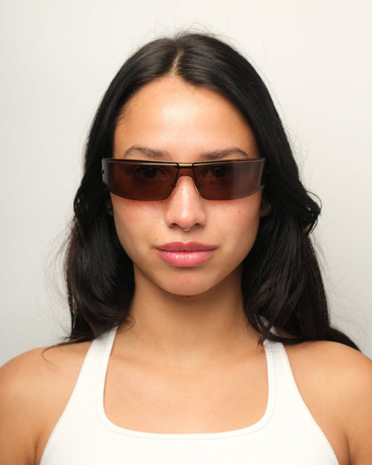 Gucci - Gucci Spring 2003 half - frame vintage Sunglasses – The Dryads