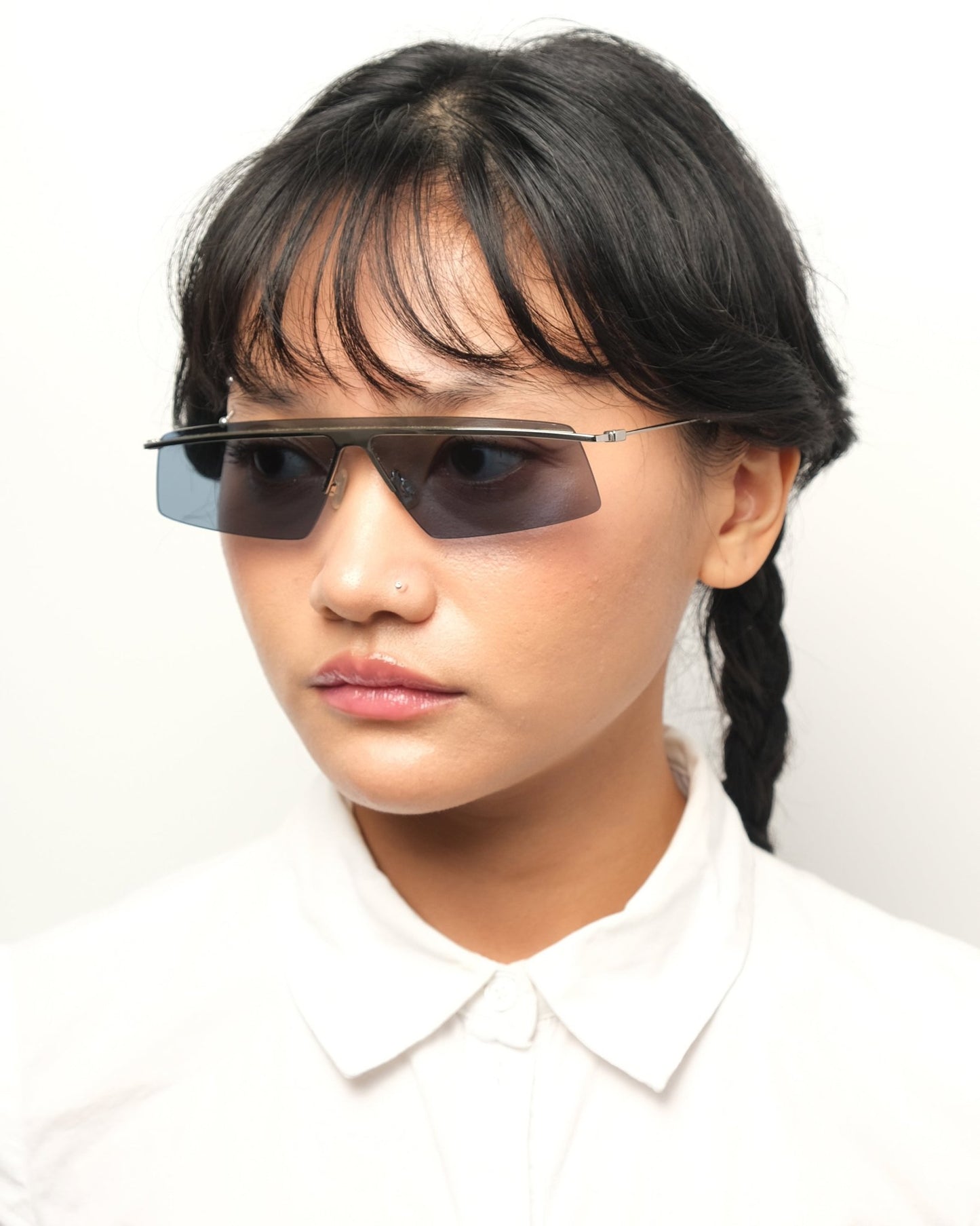 Hugo Boss - Hugo Boss half - frame vintage Sunglasses – The Dryads