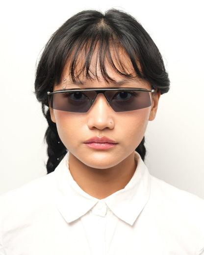 Hugo Boss - Hugo Boss half - frame vintage Sunglasses – The Dryads