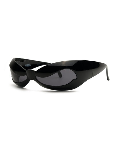 Jeremy Scott x Linda Farrow - Jeremy Scott x Linda Farrow wraparound sunglasses vintage Sunglasses – The Dryads