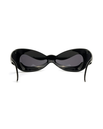 Jeremy Scott x Linda Farrow - Jeremy Scott x Linda Farrow wraparound sunglasses vintage Sunglasses – The Dryads