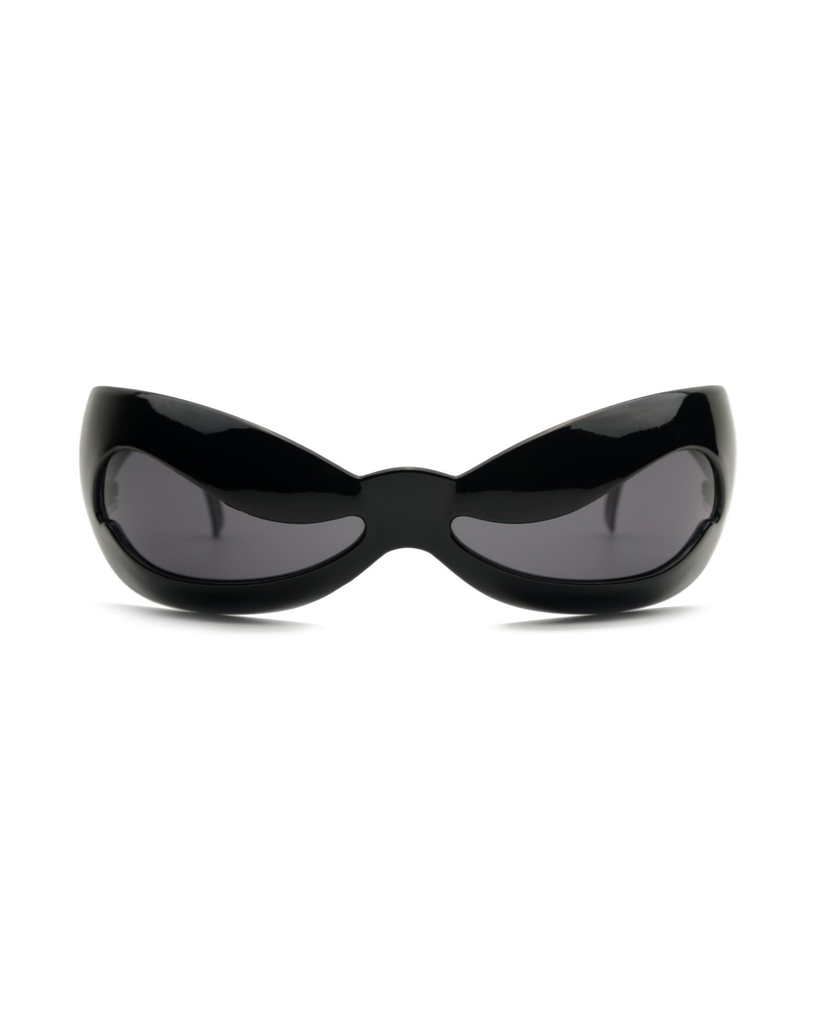 Jeremy Scott x Linda Farrow - Jeremy Scott x Linda Farrow wraparound sunglasses vintage Sunglasses – The Dryads