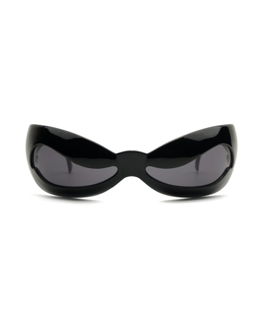 Jeremy Scott x Linda Farrow - Jeremy Scott x Linda Farrow wraparound sunglasses vintage Sunglasses – The Dryads