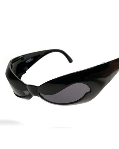 Jeremy Scott x Linda Farrow - Jeremy Scott x Linda Farrow wraparound sunglasses vintage Sunglasses – The Dryads
