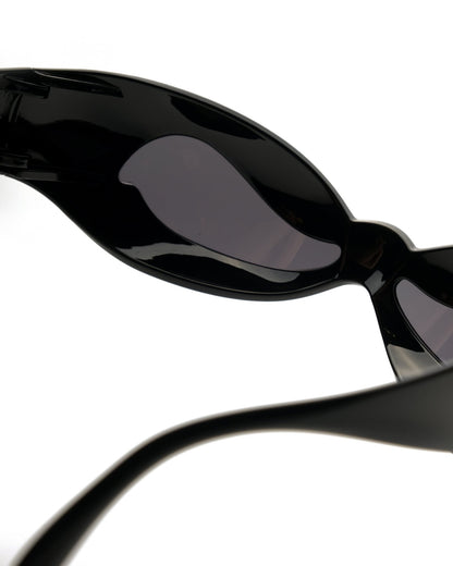Jeremy Scott x Linda Farrow - Jeremy Scott x Linda Farrow wraparound sunglasses vintage Sunglasses – The Dryads