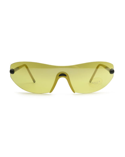 Krizia - Krizia mask sunglasses vintage Vintage Sunglasses – The Dryads