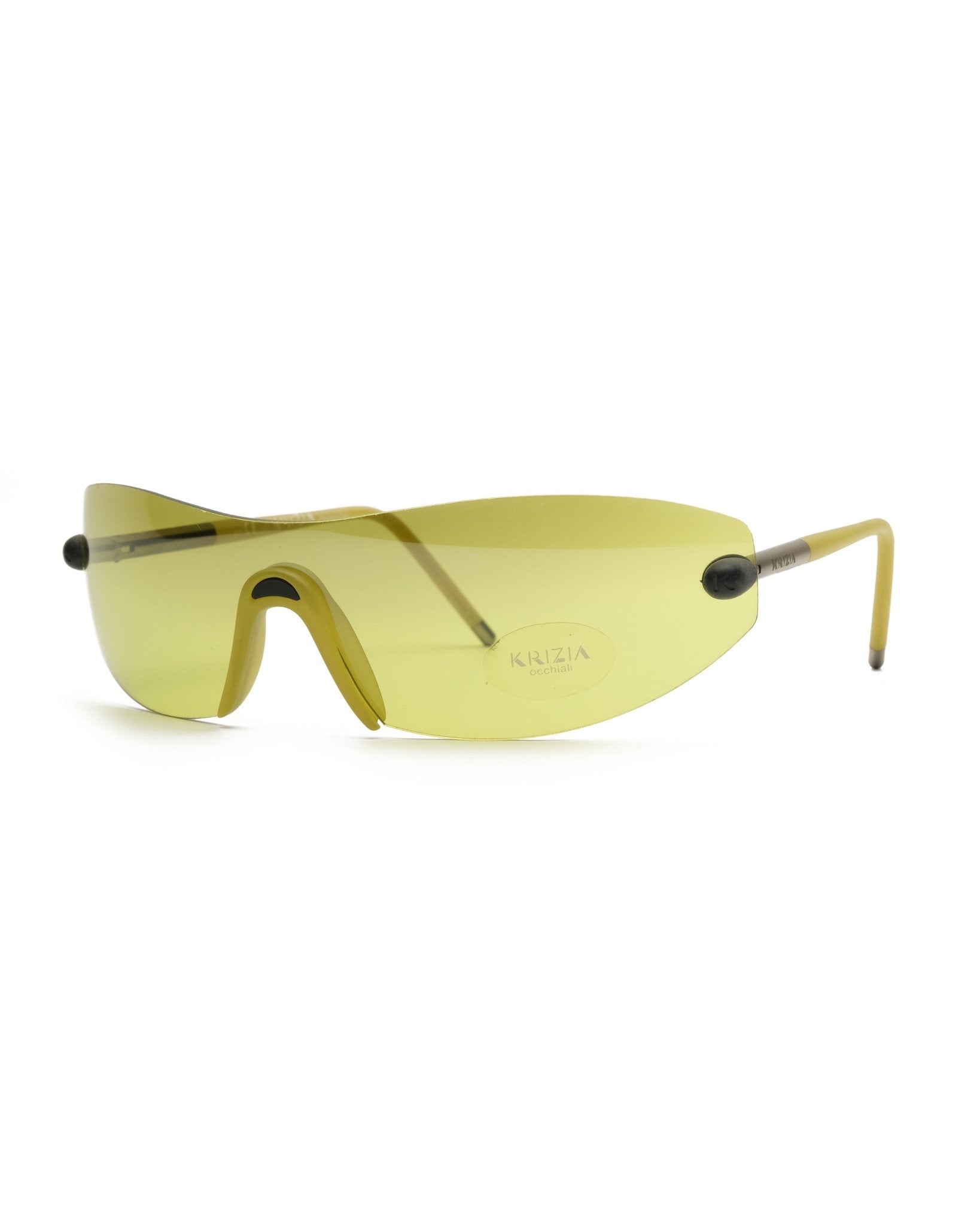 Krizia - Krizia mask sunglasses vintage Vintage Sunglasses – The Dryads
