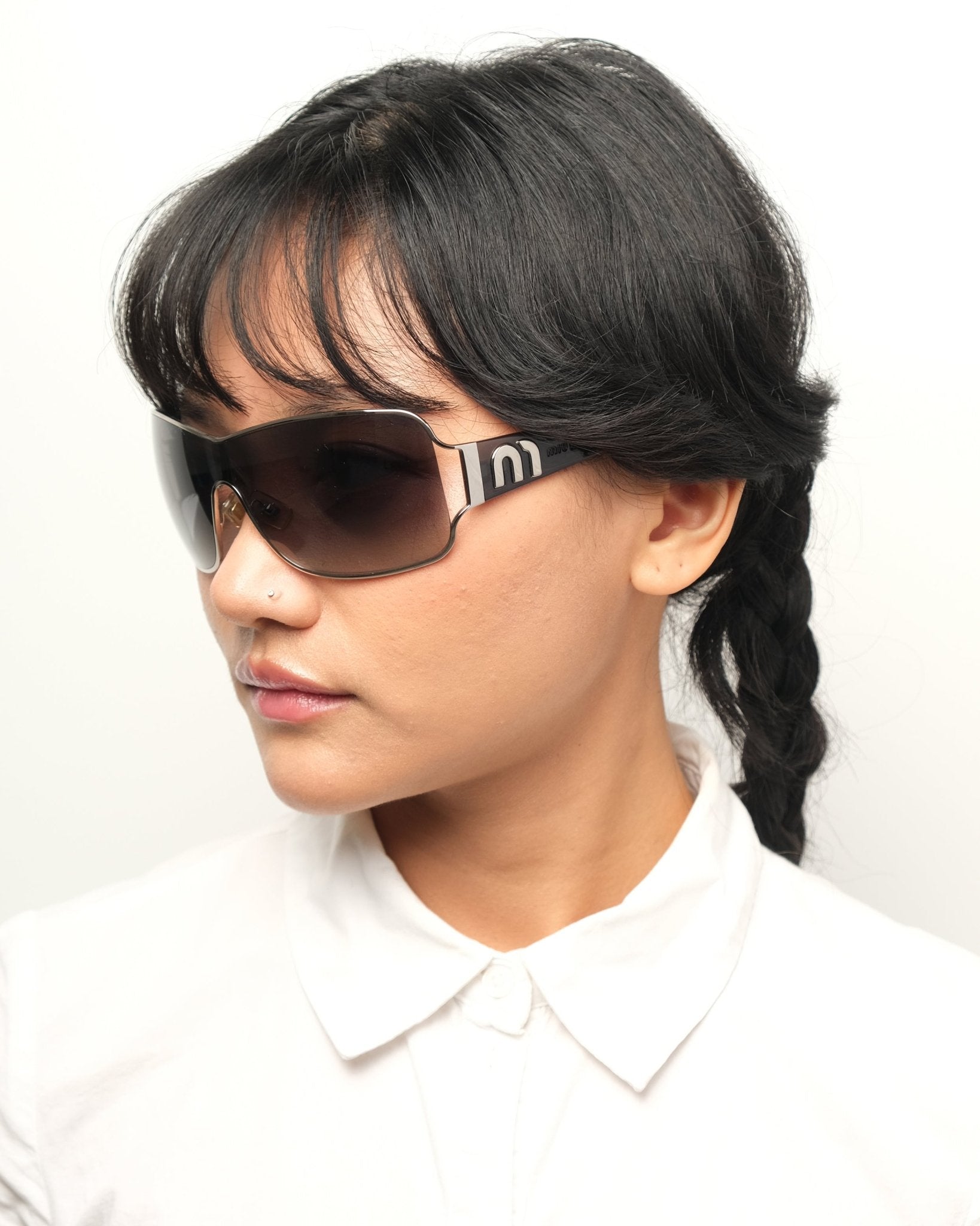 Miu Miu - Miu Miu Mask vintage Sunglasses – The Dryads