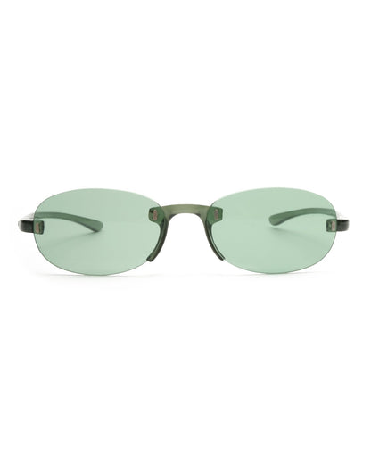 Onyx - Onyx rimless sunglasses vintage Sunglasses – The Dryads