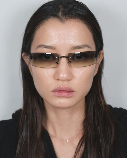 2002 Chanel Rimless Sunglasses