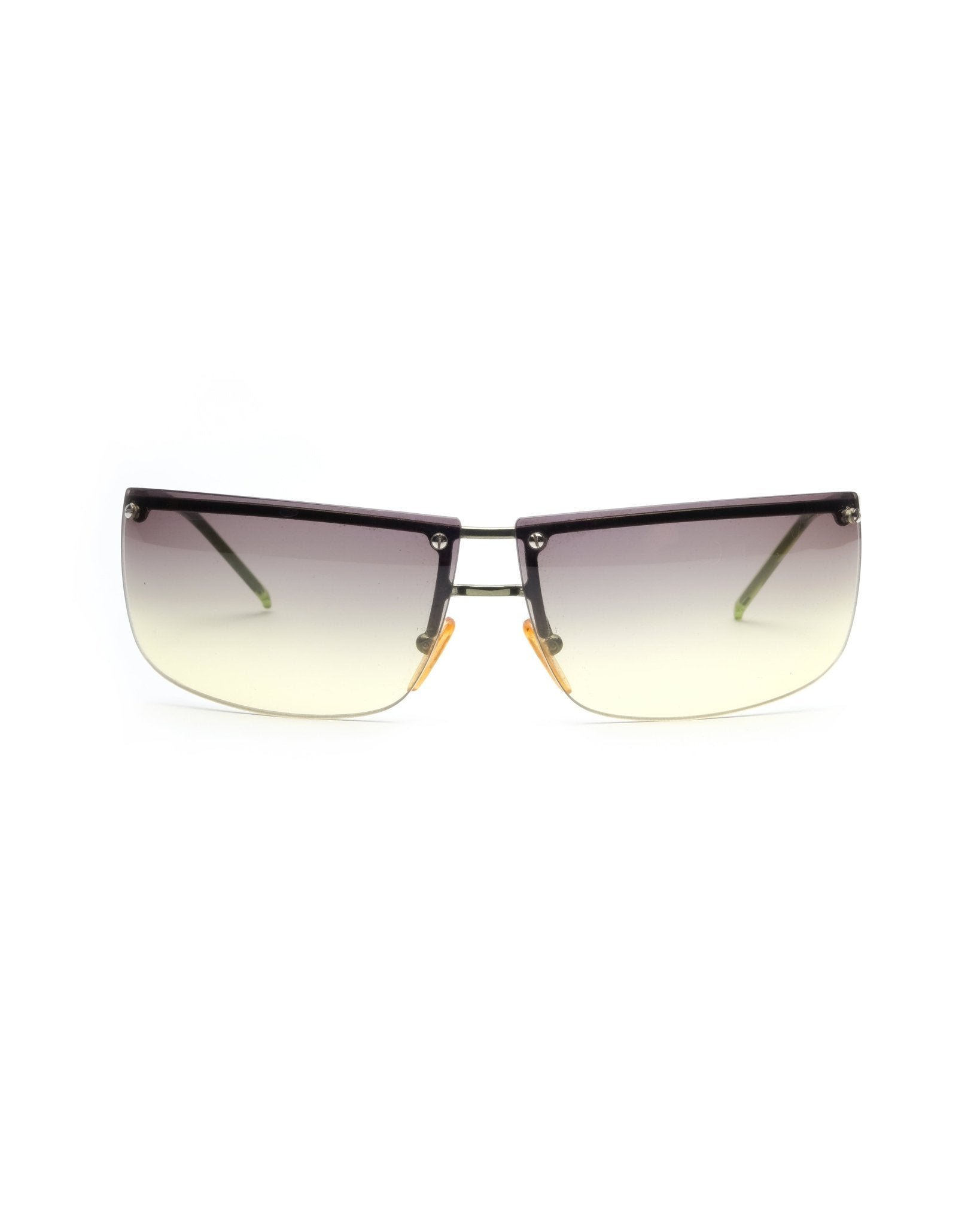 Runway FW2000 Gucci half - frame sunglasses - Sunglasses - image - 1