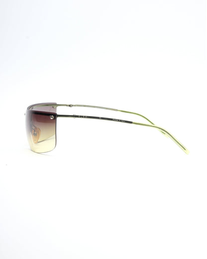 Runway FW2000 Gucci half - frame sunglasses - Sunglasses - image - 3