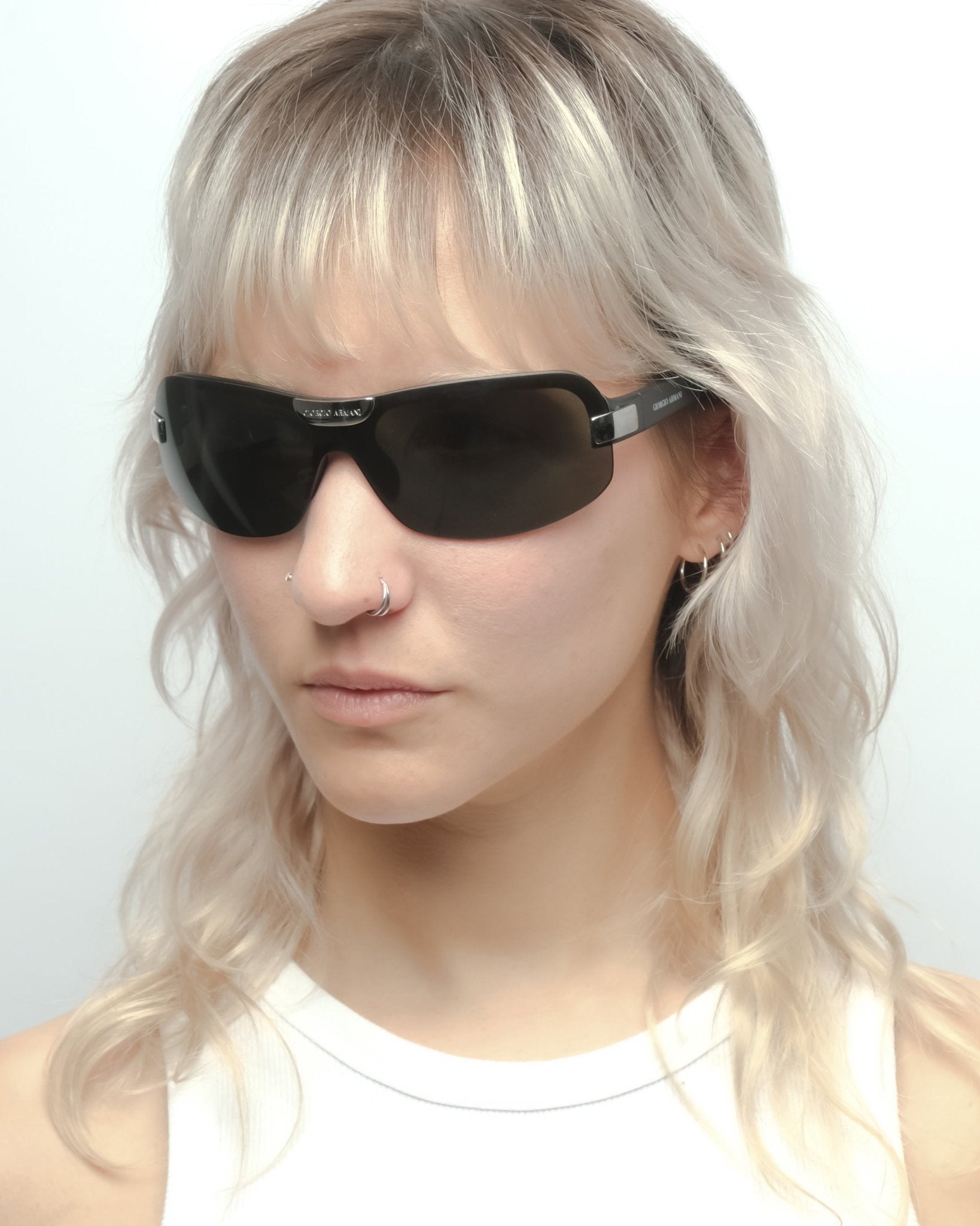 SS2001 Emporio Armani Mask - Sunglasses - image - 4
