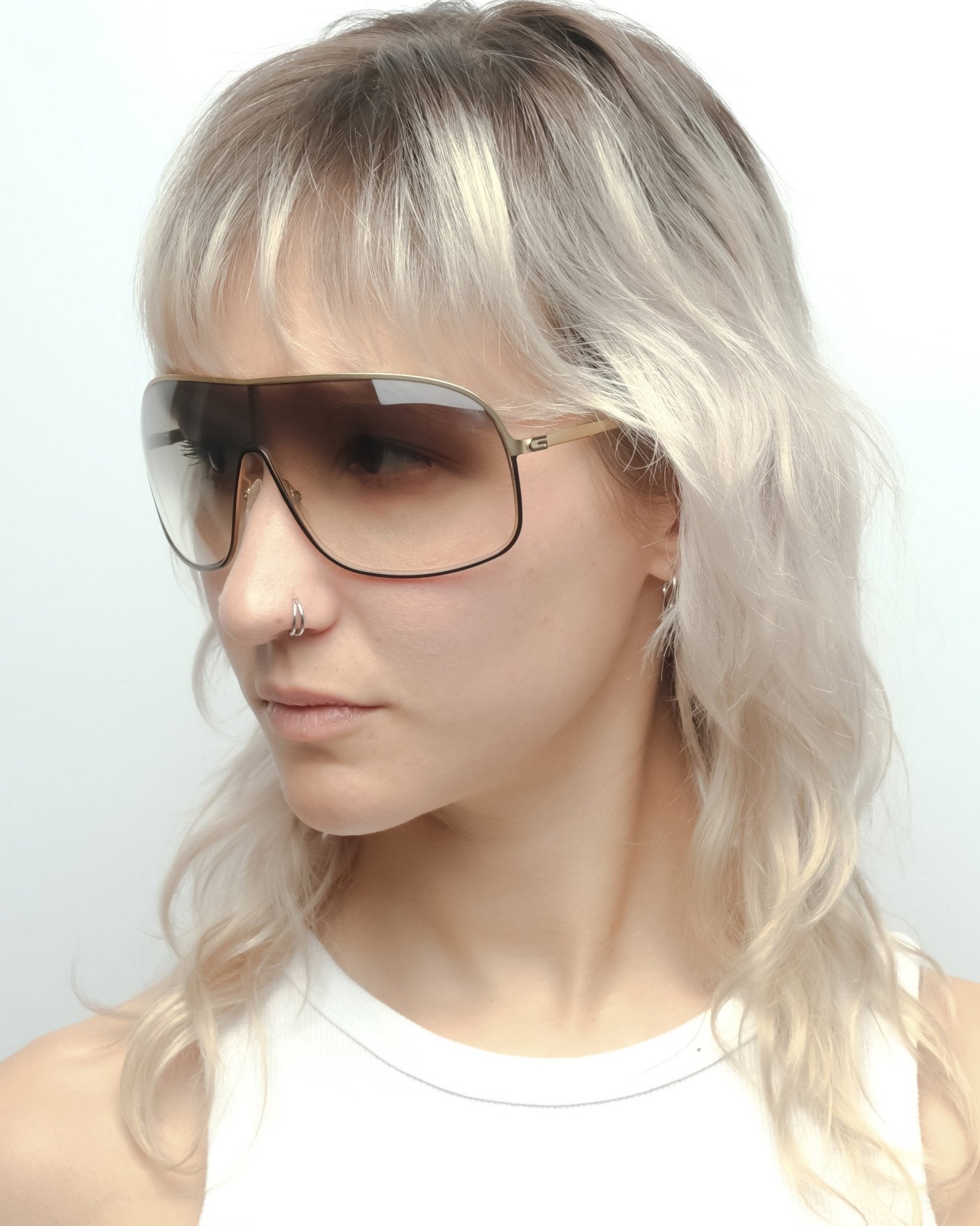 SS2005 Gucci Shield - Sunglasses - image - 6