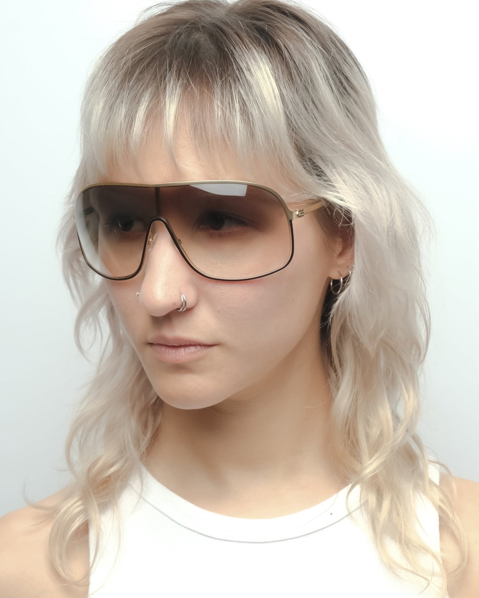 SS2005 Gucci Shield - Sunglasses - image - 4