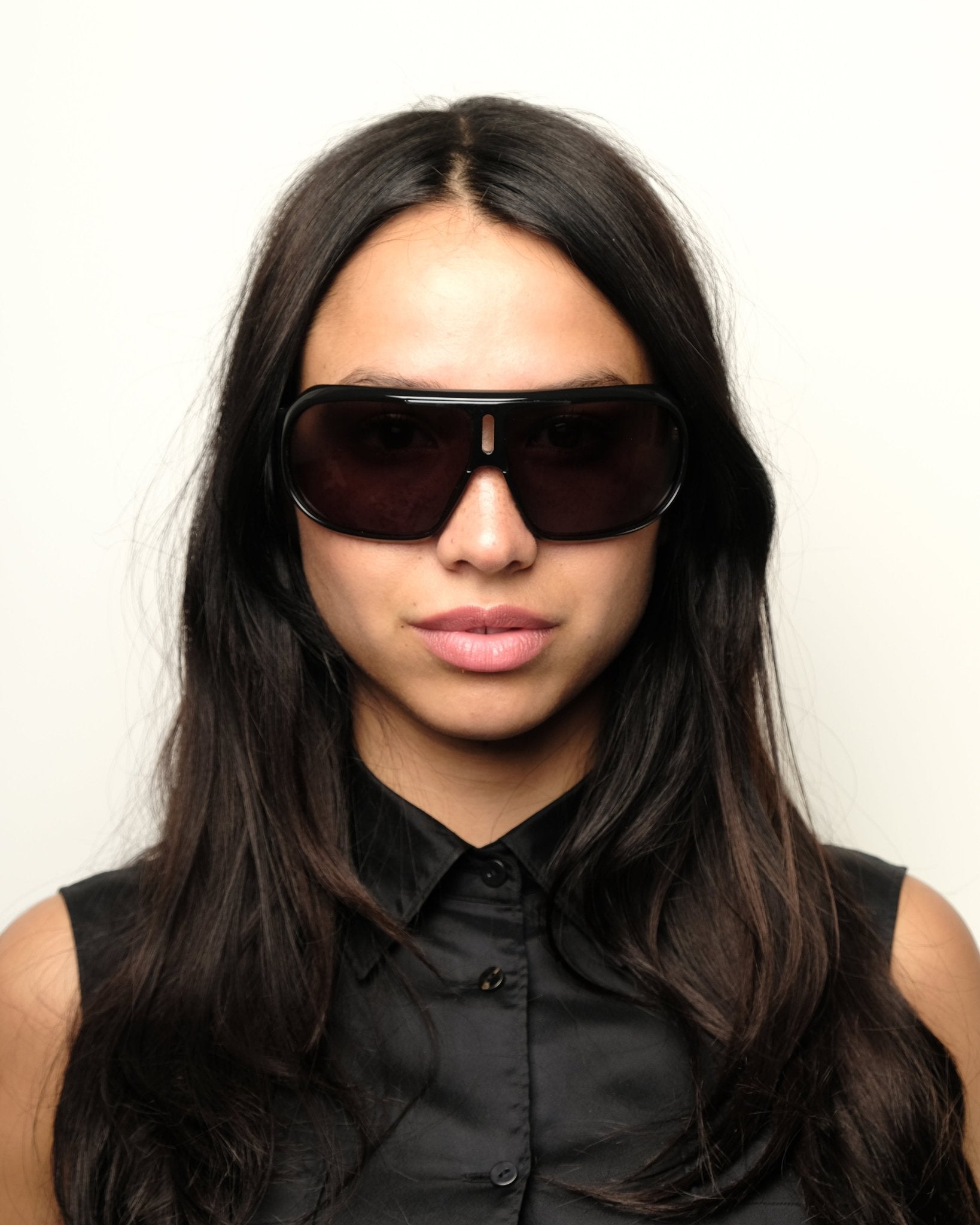 Yves Saint Laurent - Yves Saint Laurent Spring 2004 mask vintage Sunglasses – The Dryads